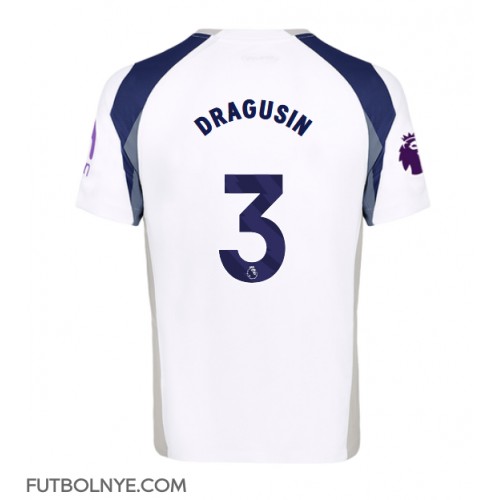 Camiseta Tottenham Hotspur Radu Dragusin #3 Primera Equipación 2025-26 manga corta